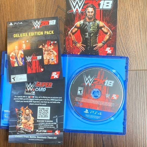 WWE W2K18 Deluxe Edition PS4 PlayStation 4 Video - Picture 5 of 8